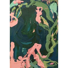 Rabia Ali, 24 x 36 Inches, Oil on Canvas, AC-RALI-004